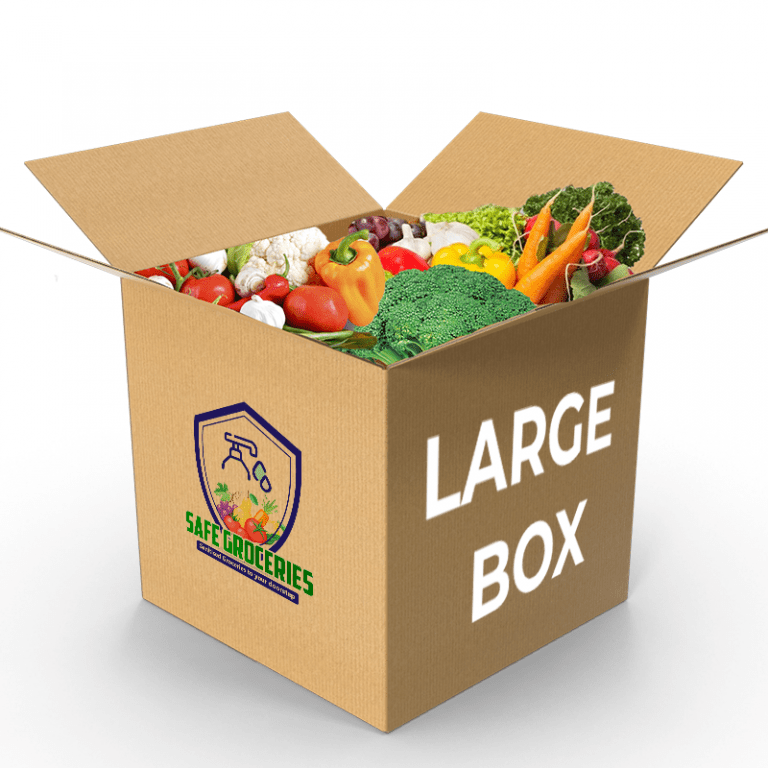 Large Vegetable Box Safe Groceries